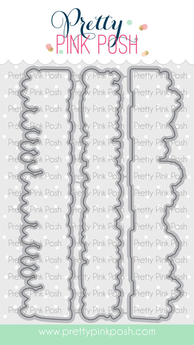 Pretty Pink Posh - Birthday Borders Coordinating Die Set