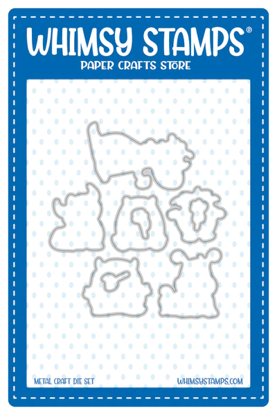Whimsy Stamps - Monster Cuties Outlines Die Set