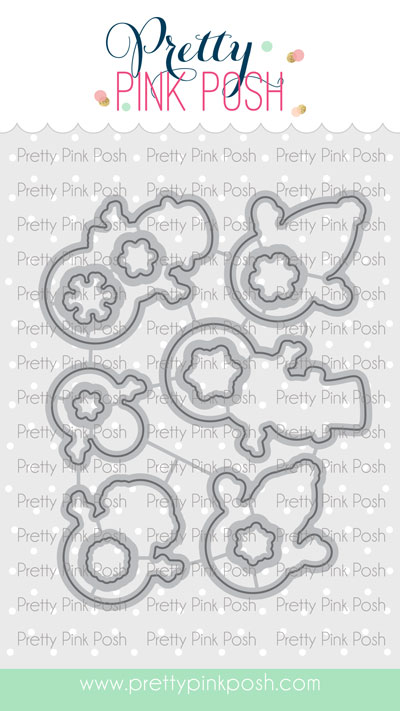 Pretty Pink Posh - Snowmen Friends Coordinating Die Set