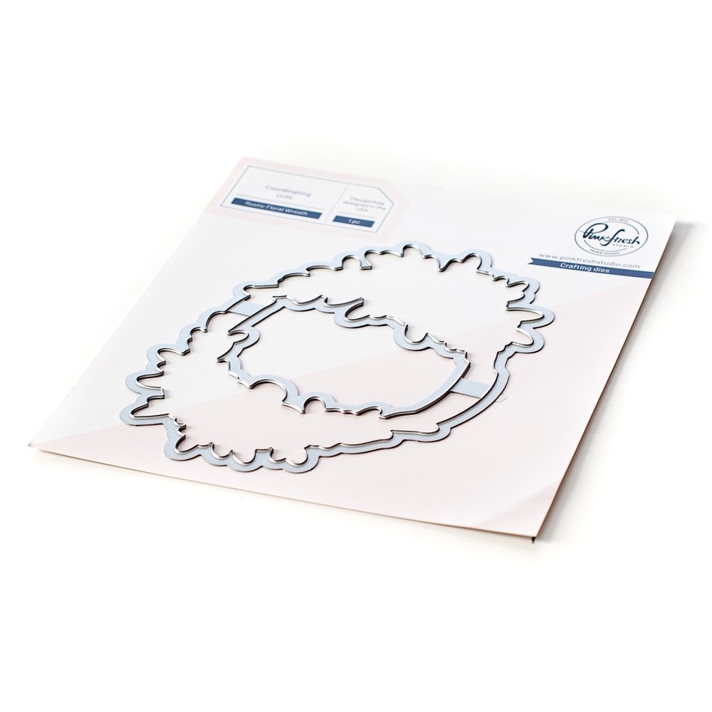 Pinkfresh Studio - Rustic Floral Wreath die set