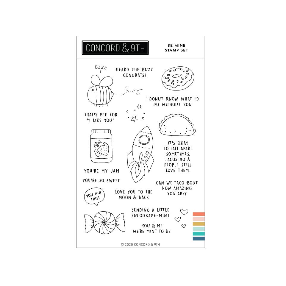 Concord & 9th - Be Mine Stamp Set