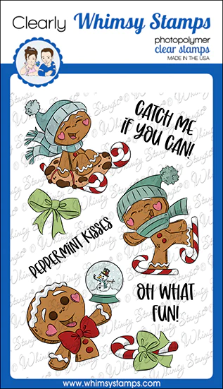 Whimsy Stamps - Gingerbread Fun Clear Stamps