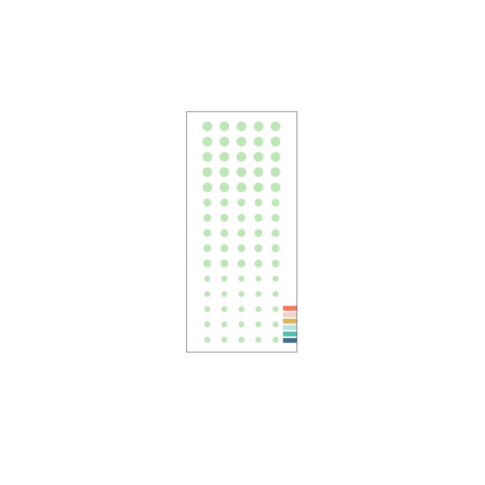 Concord & 9th - Sea Glass - ENAMEL DOTS