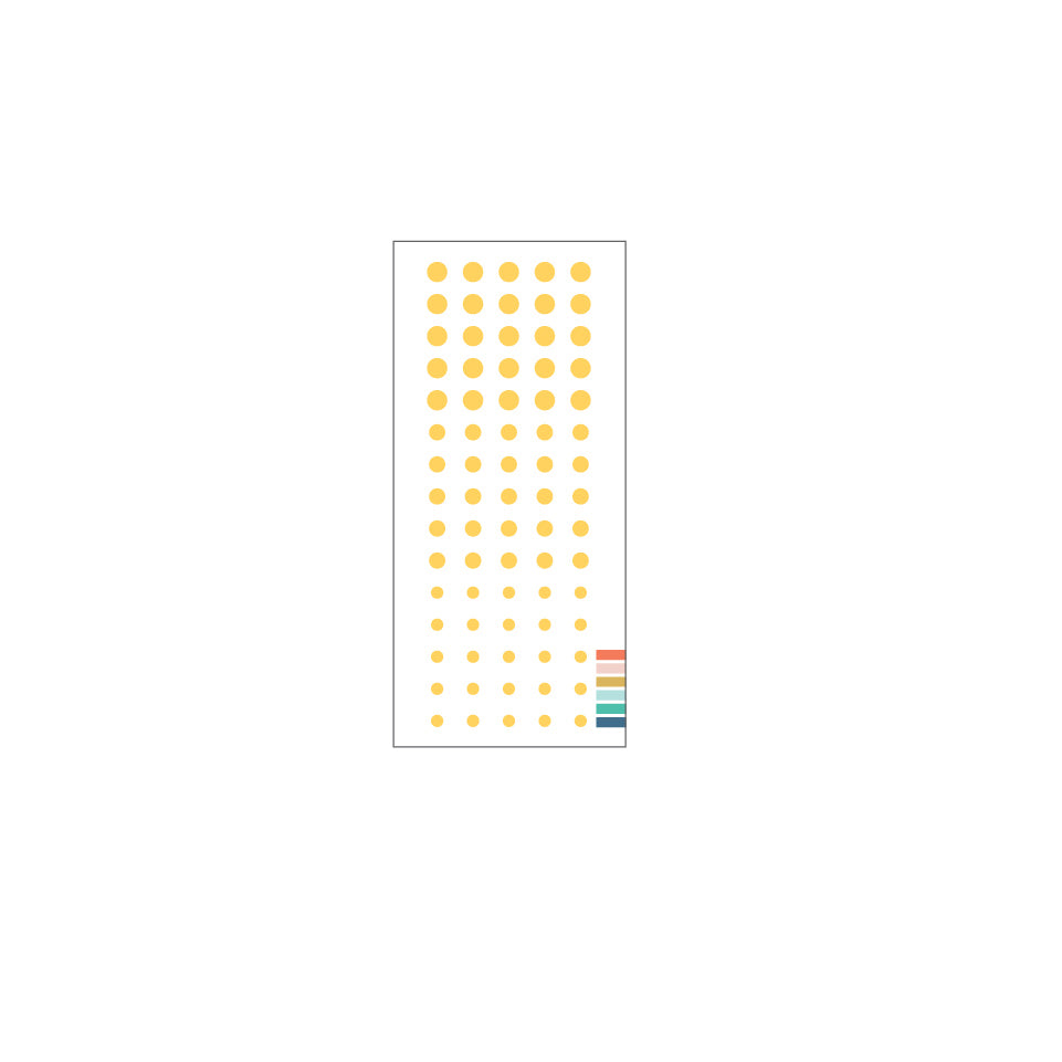 Concord & 9th - ENAMEL DOTS - Buttercup