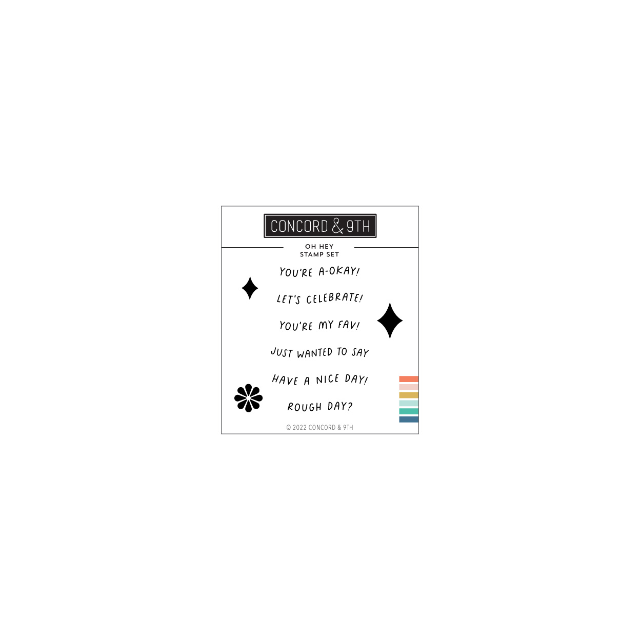 Concord & 9th - Oh Hey Stamp Set (3 x 3)