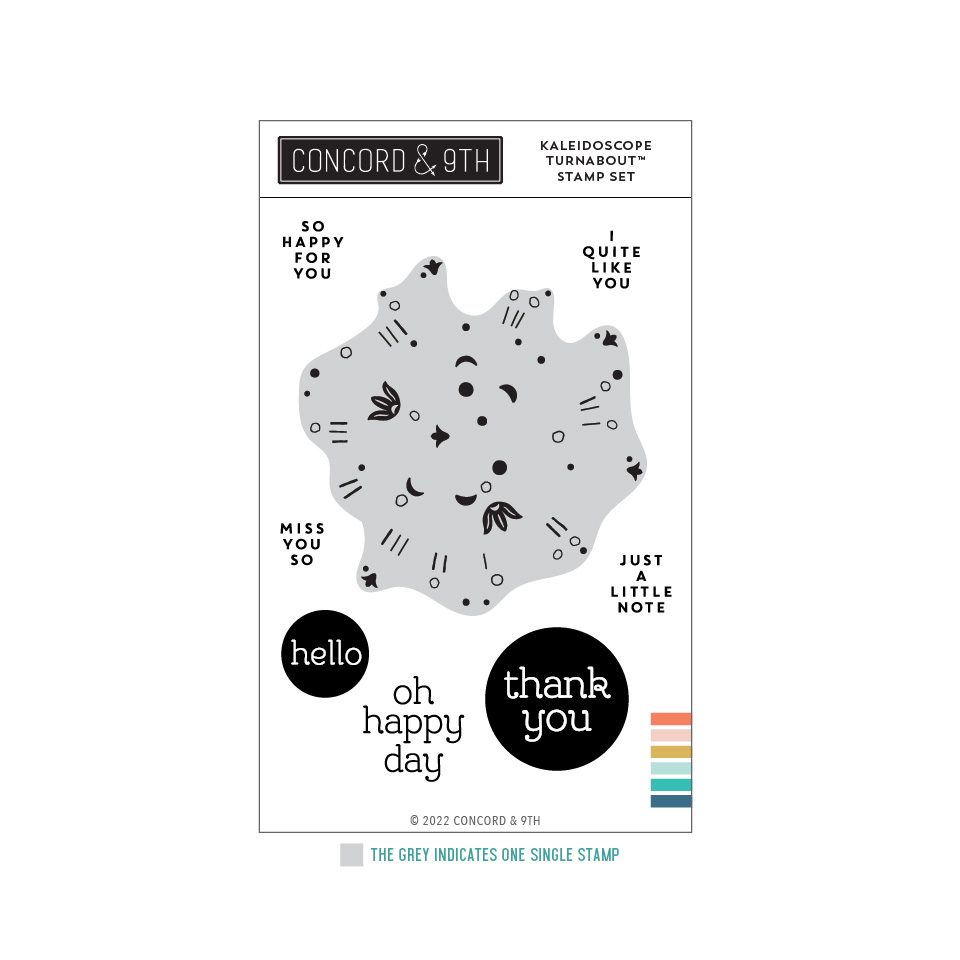 Concord & 9th - Kaleidoscope Turnabout Stamp Set