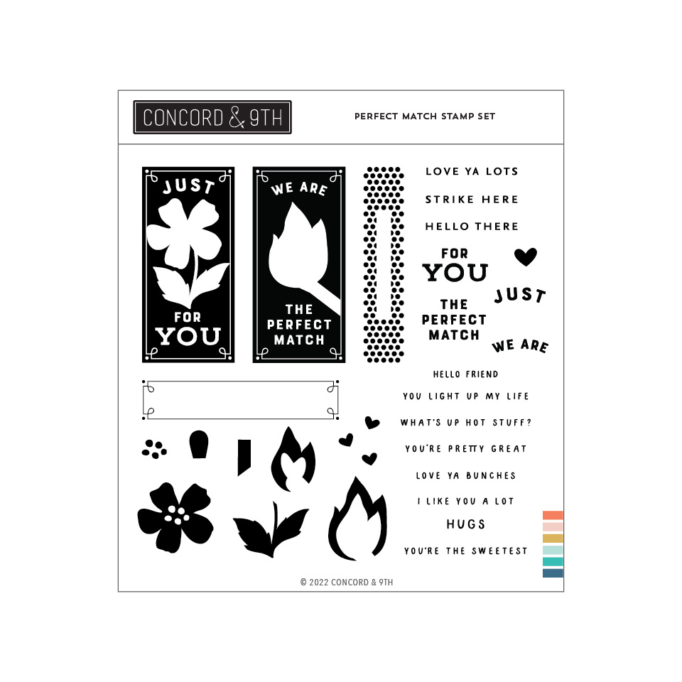 Concord & 9th - Perfect Match Stamp Set 6 x 6