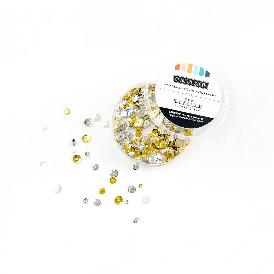 Concord & 9th - Neutrals Sequin Assortment