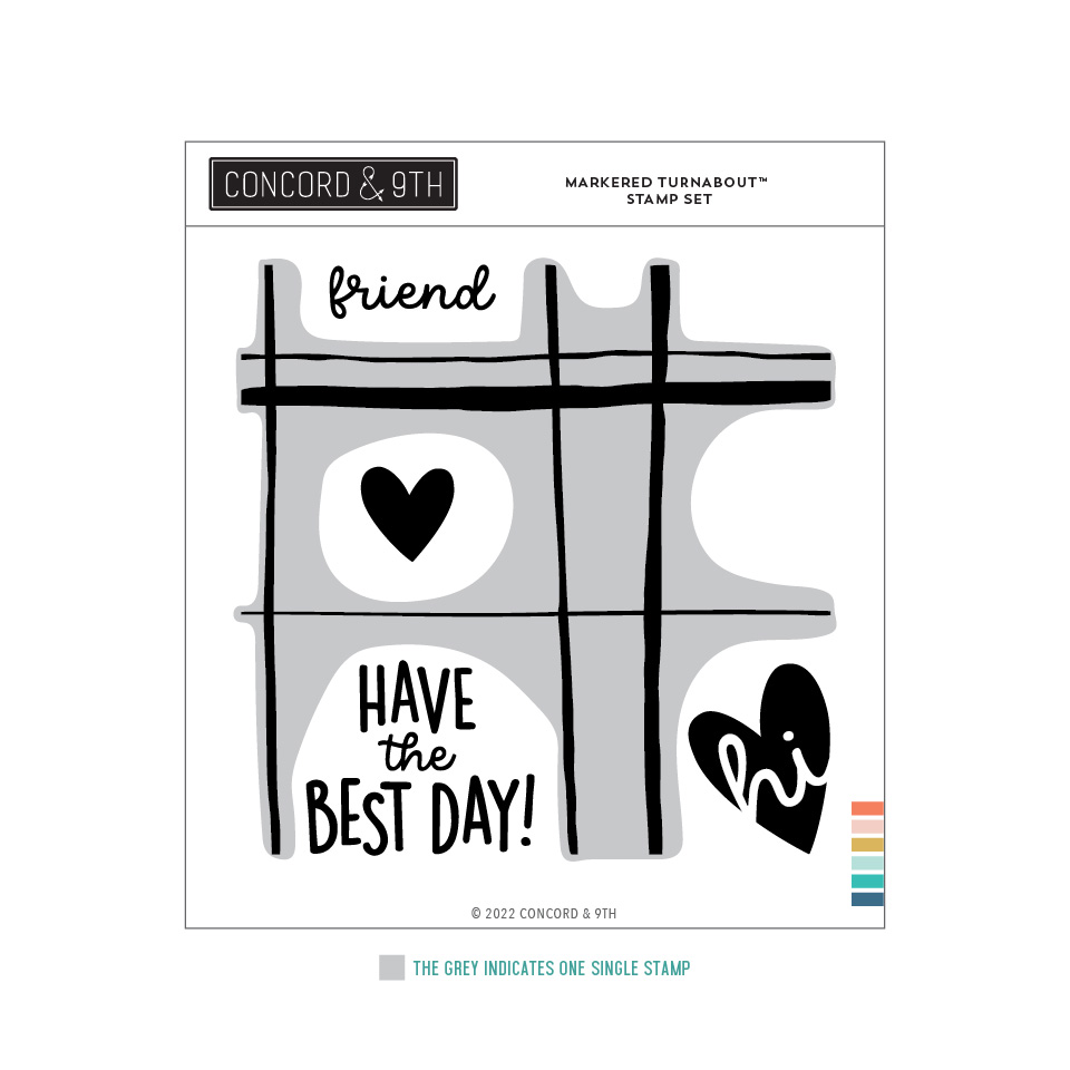 Concord & 9th - Markered Turnabout Stamp Set 6 x 6 (SO)