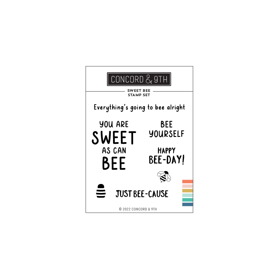 Concord & 9th - Sweet Bee Stamp Set 3 x 4