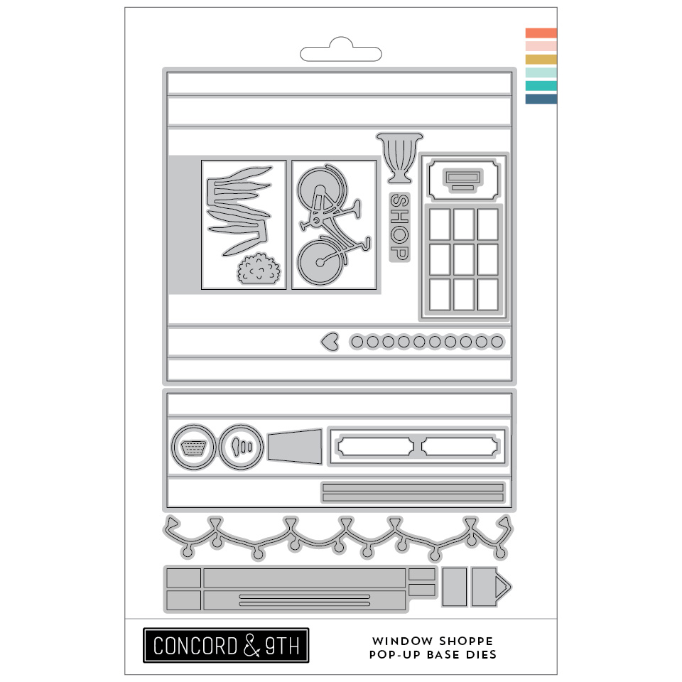 Concord & 9th - Window Shoppe Pop-Up Base Dies