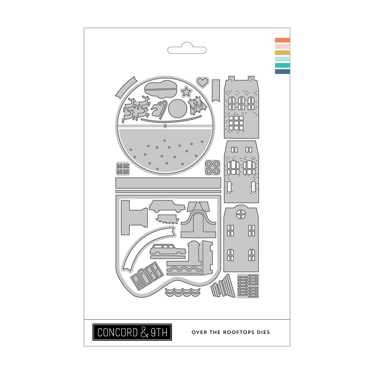 Concord & 9th - Over the Rooftops Dies (31 pieces)