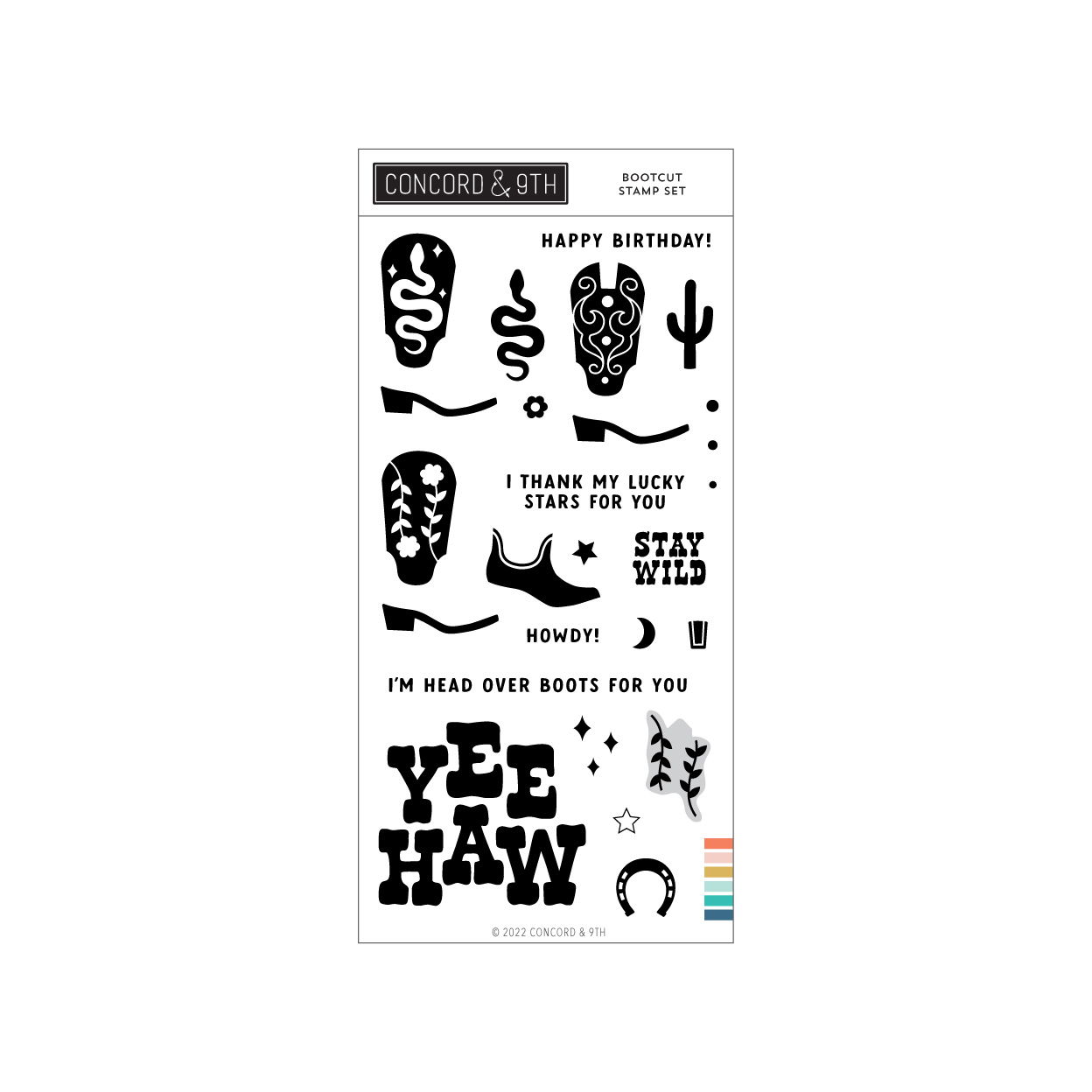 Concord & 9th - Bootcut Stamp Set (4 x 8)