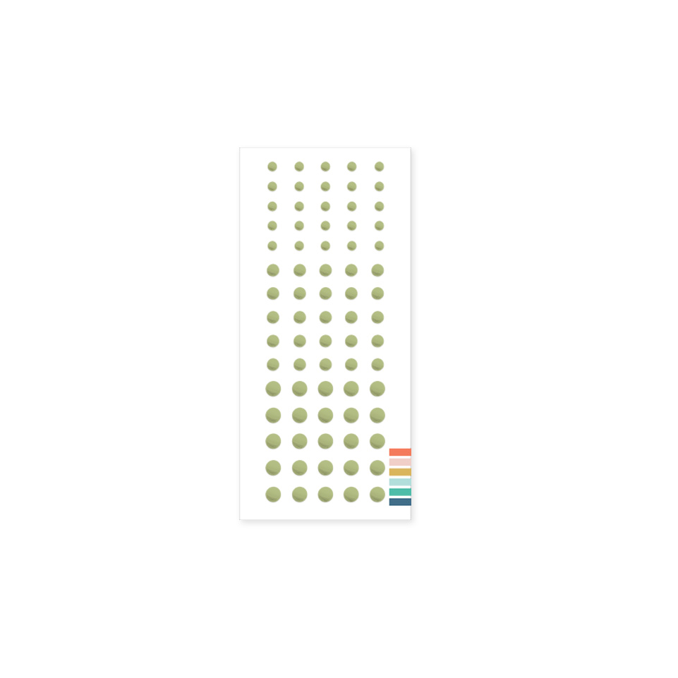Concord & 9th - Pistachio - ENAMEL DOTS