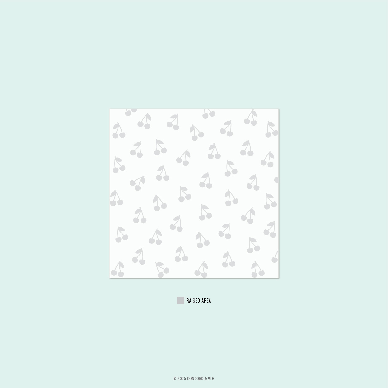 Concord & 9th - Cherry Nice Embossing Folder (6 x 6) (SO)