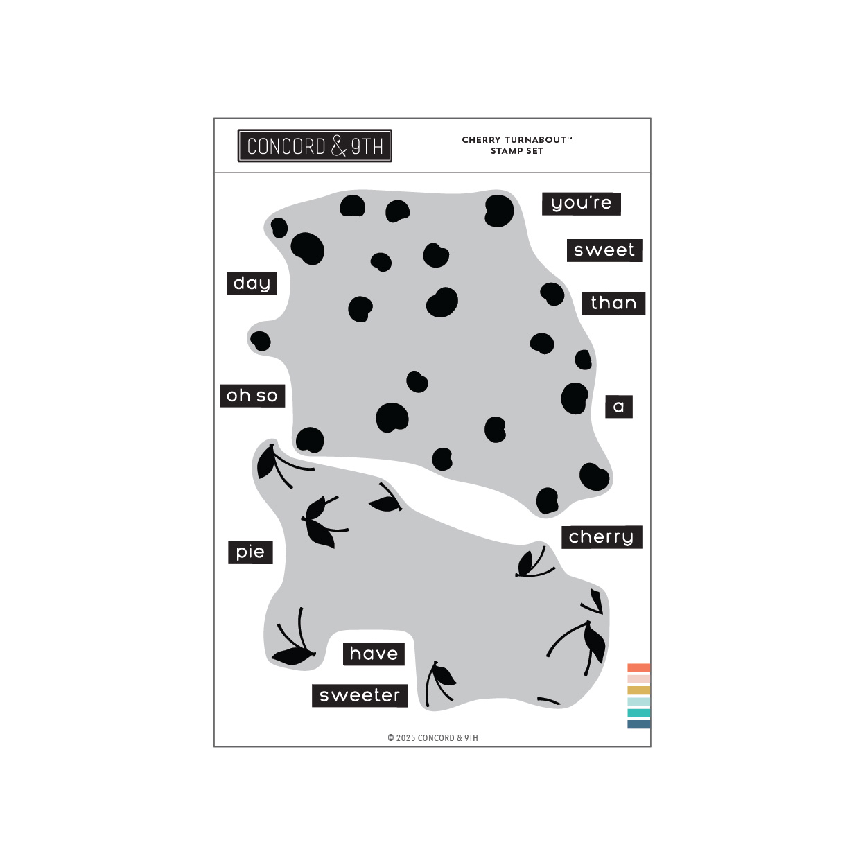 Concord & 9th - Cherry Turnabout Stamp Set (6 x 8) (SO)