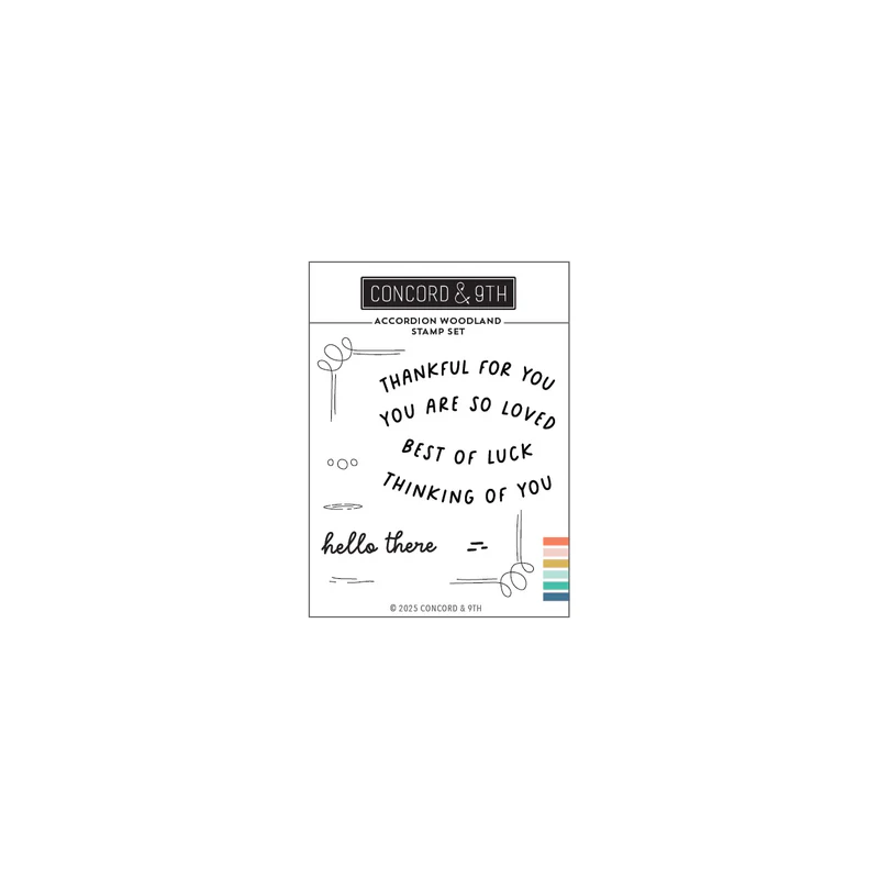 Concord & 9th - Accordion Woodland Stamp Set (3 x 4)