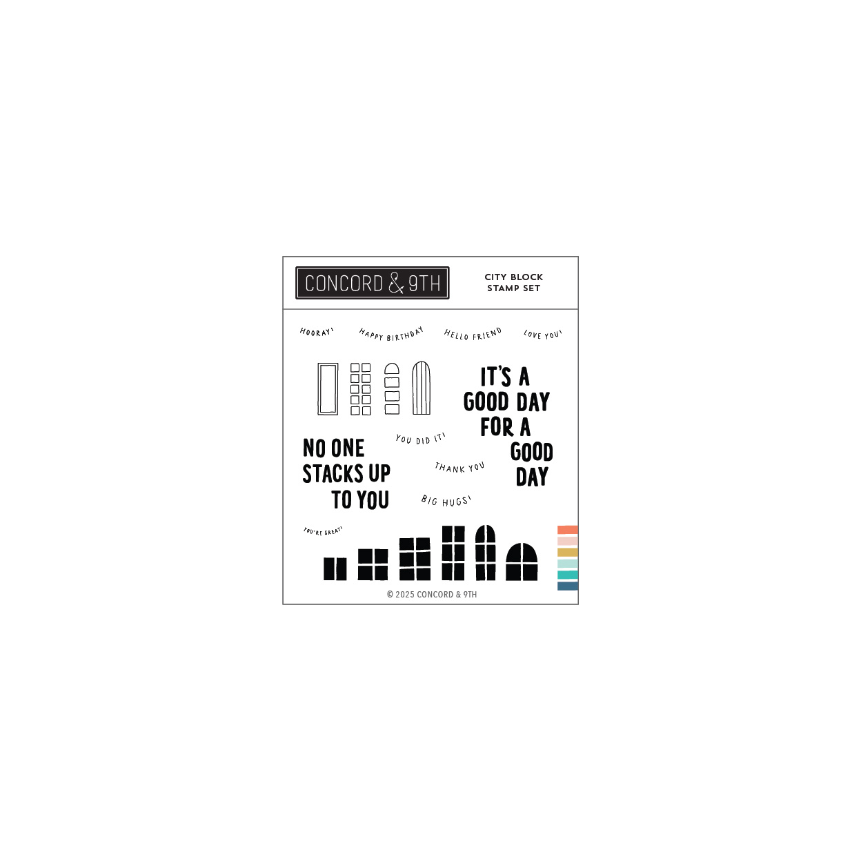 Concord & 9th - City Block Stamp Set (4 x 4)