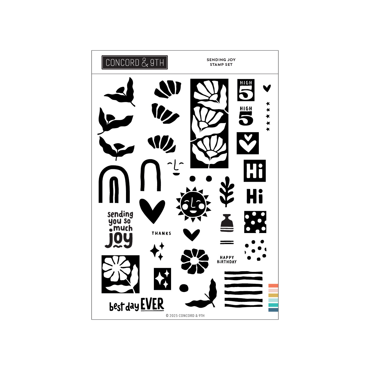 Concord & 9th - Sending Joy Stamp Set (6 x 8)
