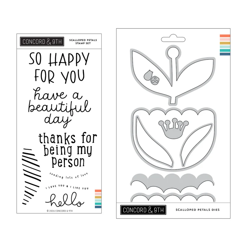 **NEW* - Concord & 9th - Scalloped Petals Bundle