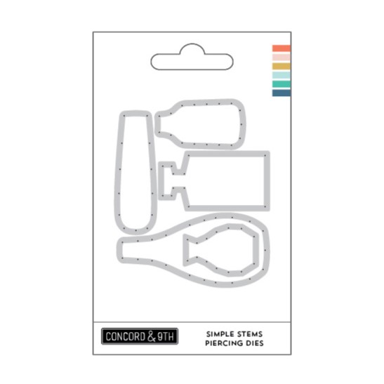 Concord & 9th - Simple Stems Piercing Dies
