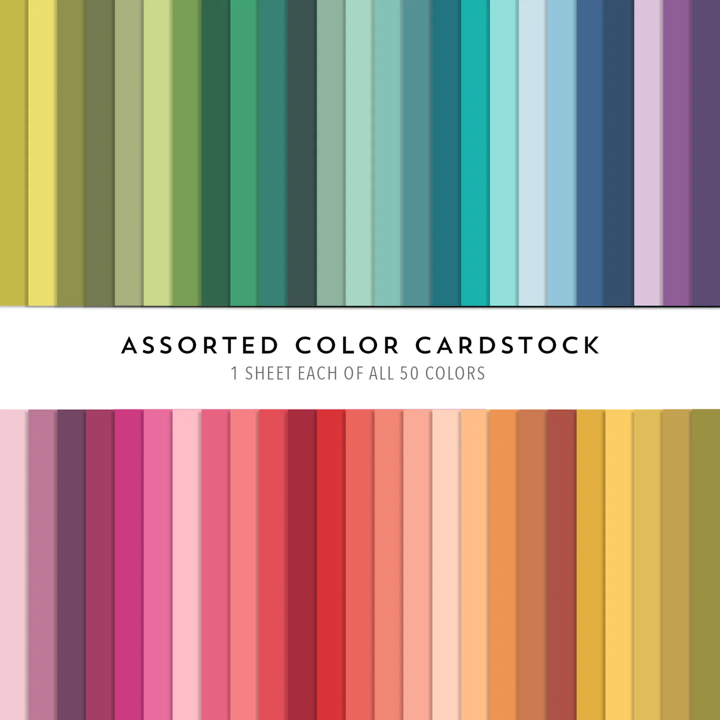 **NEW* - Concord & 9th - Core Collection Assorted Cardstock Pack (50 Colors)