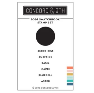 *NEW* - Concord & 9th - 2026 Swatchbook Stamp Set (2 x 3)