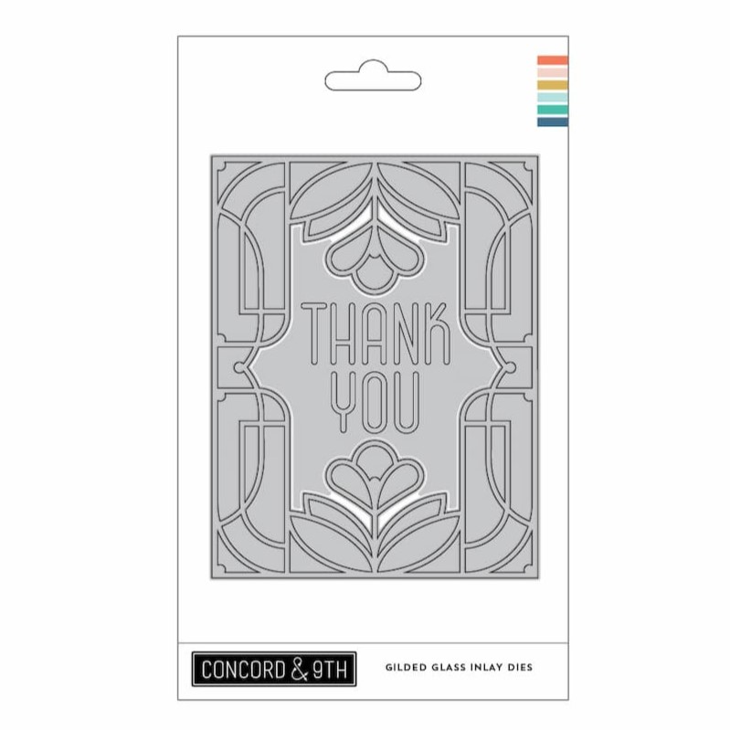 **NEW* - Concord & 9th - Gilded Glass Inlay Dies