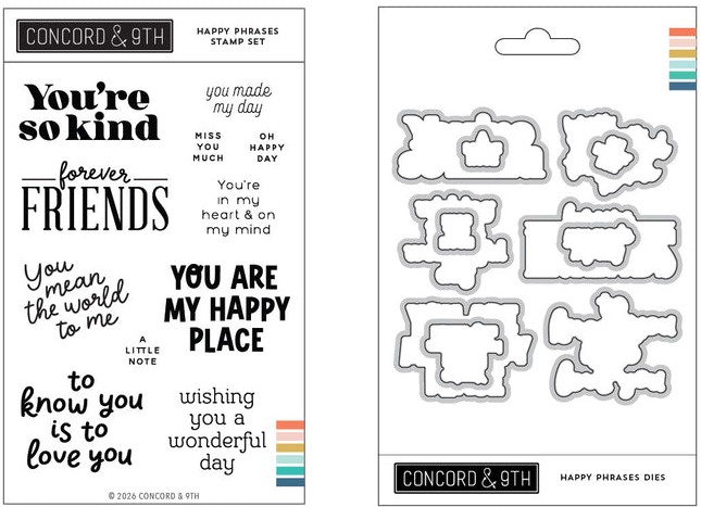 *NEW* - Concord & 9th - Happy Phrases Bundle