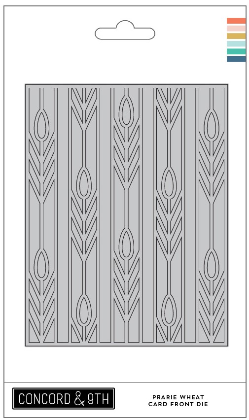 *NEW* - Concord & 9th - Prairie Wheat Card Front Die