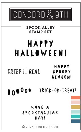 *NEW* - Concord & 9th - Spook Alley Stamp Set (2 x 3)