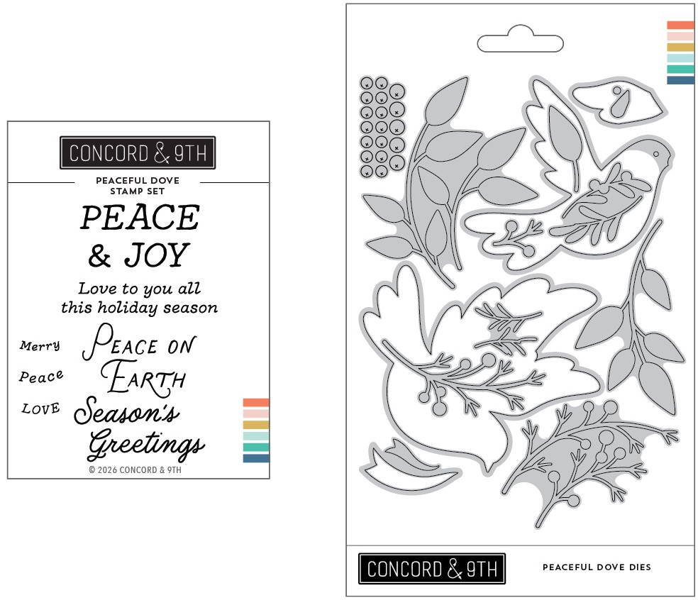 **NEW* - Concord & 9th - Peaceful Dove Bundle (2 items)