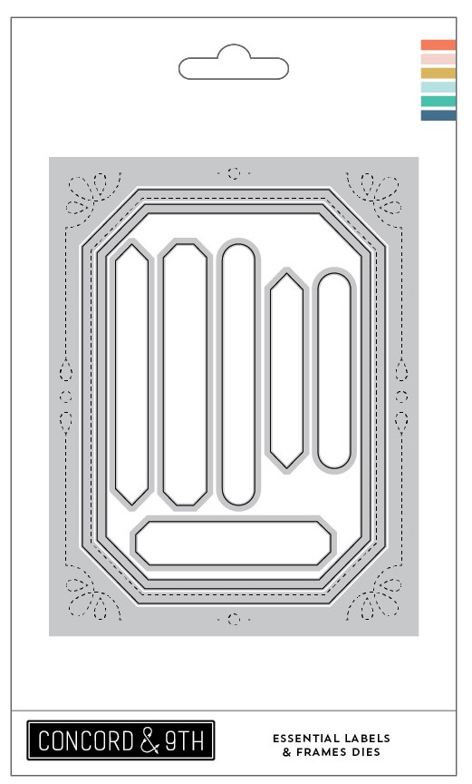 **NEW* - Concord & 9th - Essential Labels & Frames Dies