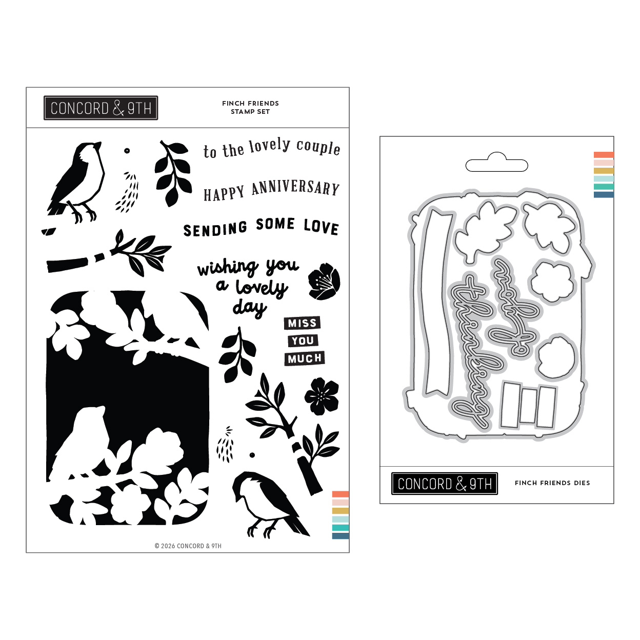 **NEW* - Concord & 9th - Finch Friends Bundle (2 items)