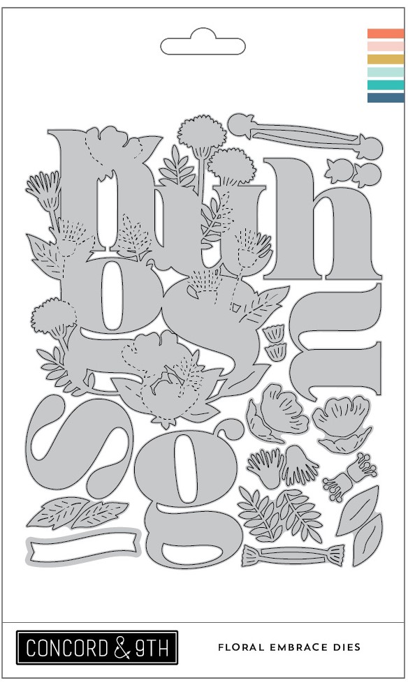 **NEW* - Concord & 9th - Floral Embrace Dies