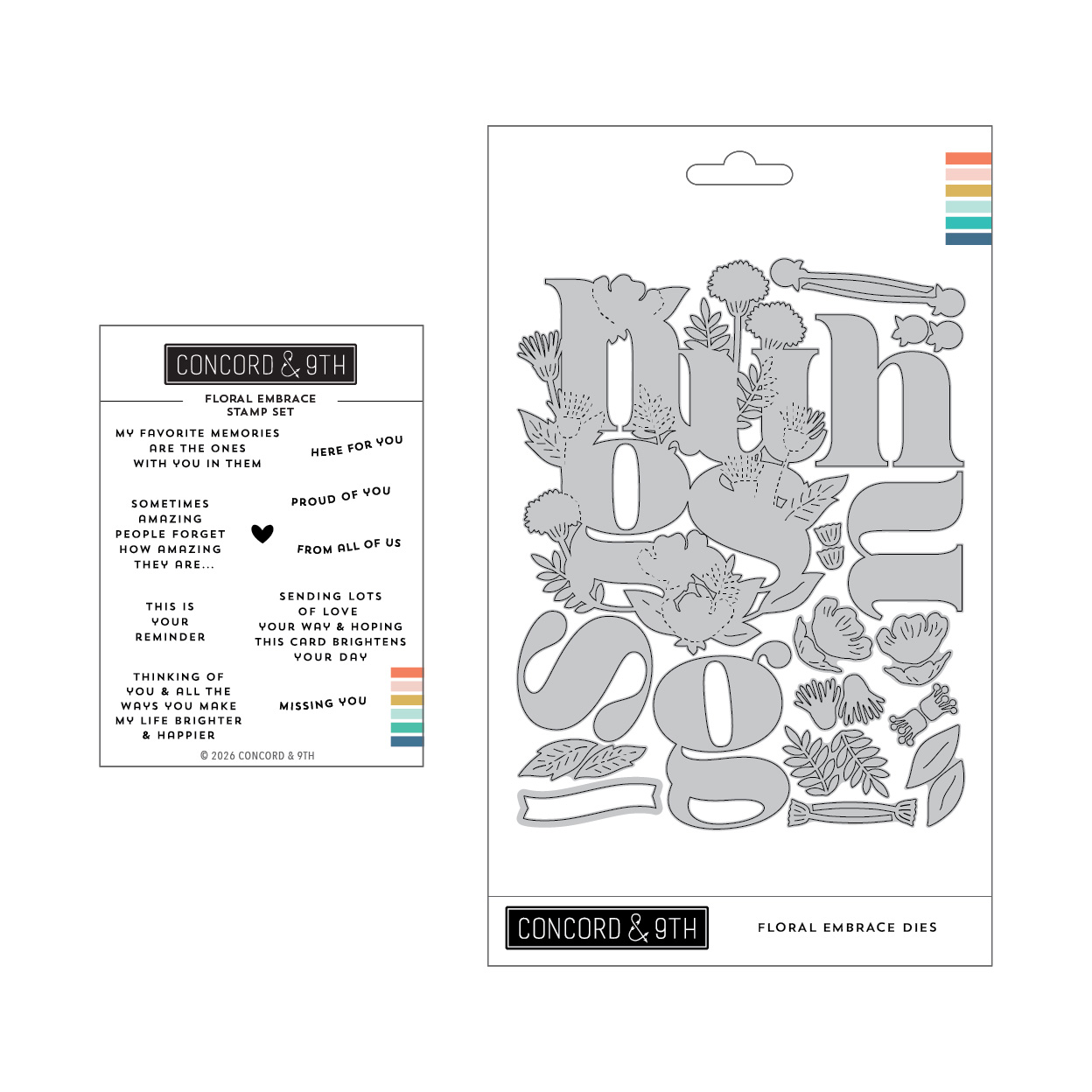 **NEW* - Concord & 9th - Floral Embrace Bundle (2 items)