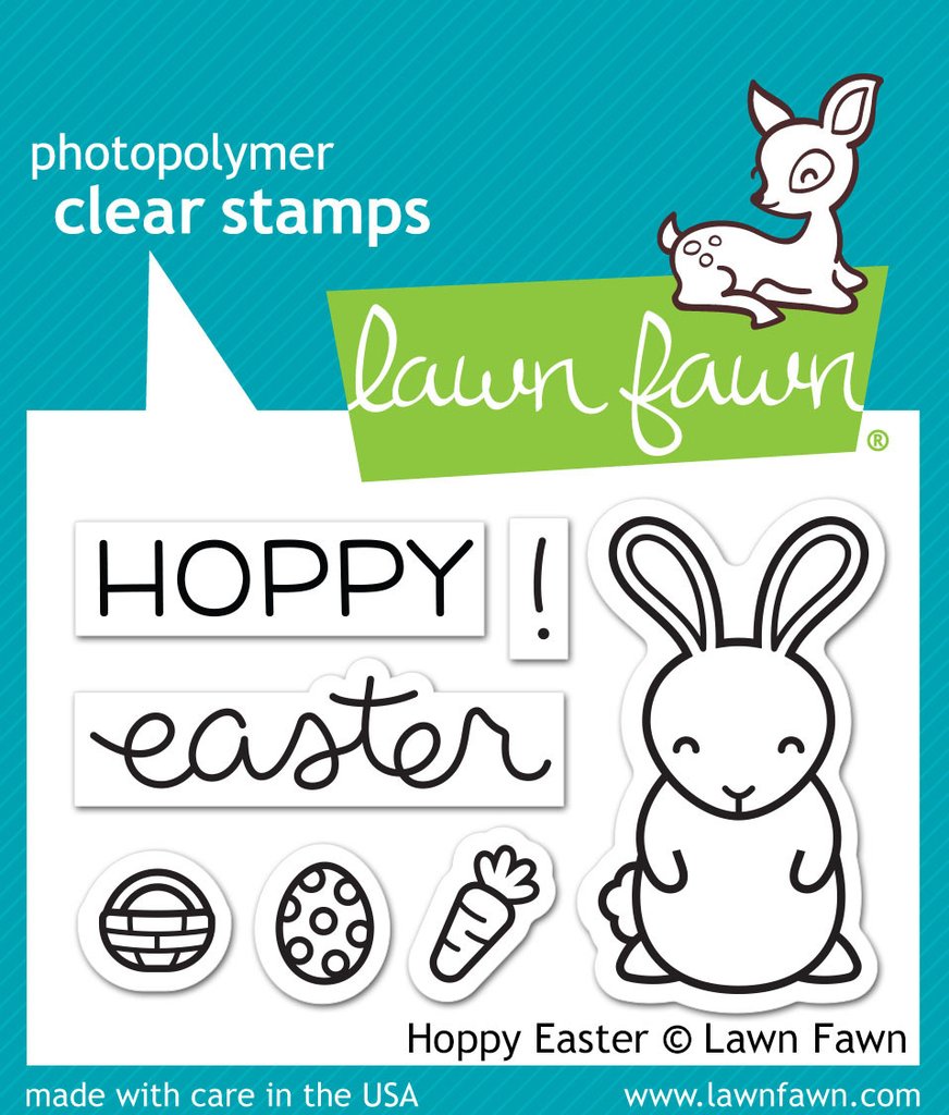 Lawn Fawn - Stamps - Hoppy Easter