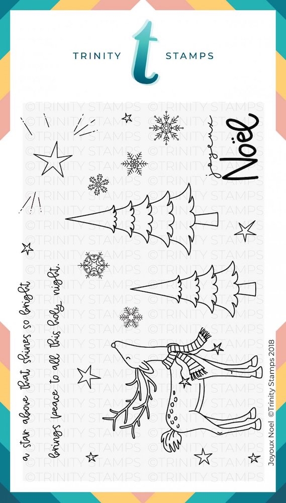 Trinity Stamps - Joyeux Noel 4x6 Stamp Set