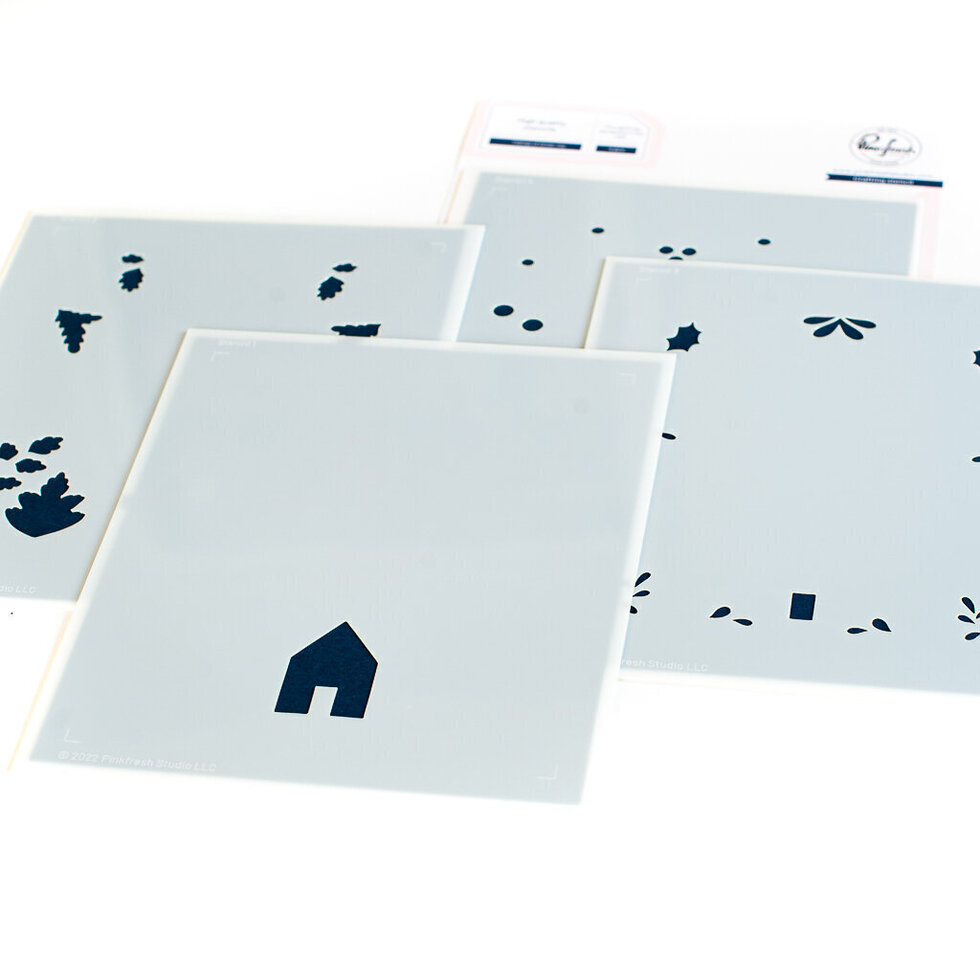 Pinkfresh Studio - Tidings of Great Joy stencils