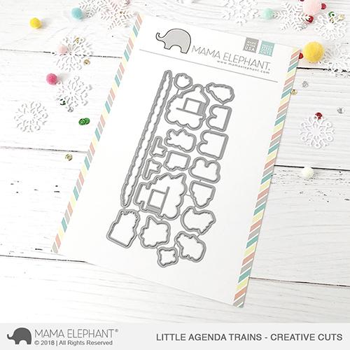Mama Elephant - Little Agenda Trains - Creative Cuts