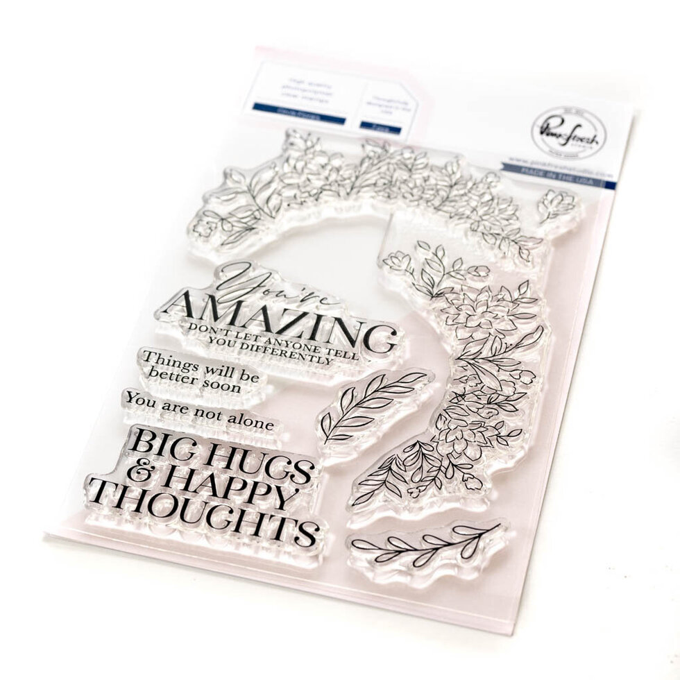 Pinkfresh Studio - Circle Florals stamp