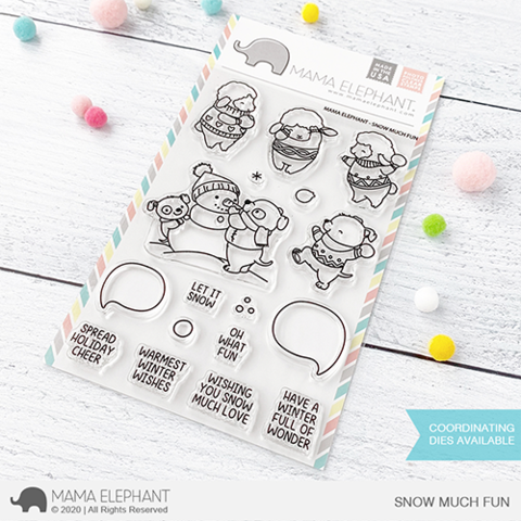 Mama Elephant - SNOW MUCH FUN STAMP (SO)