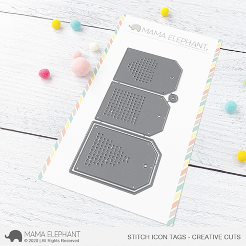 Mama Elephant - Stitch Icon Tags - Creative Cuts (SO)