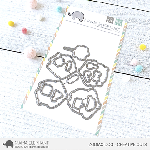 Mama Elephant - Zodiac Dog - Creative Cuts