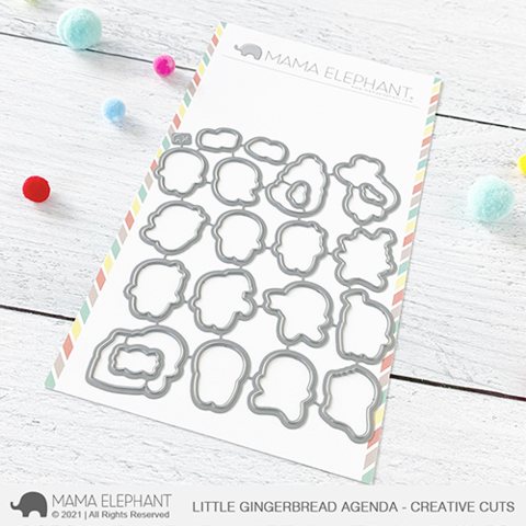 Mama Elephant - Little Gingerbread Agenda - Creative Cuts