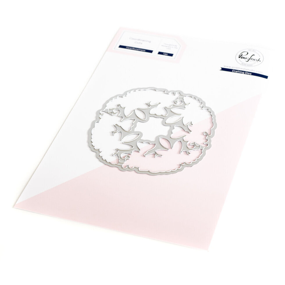 Pinkfresh Studio - Floral Round Frame die - DISCONTINUED