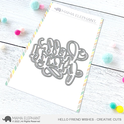 Mama Elephant - Hello Friend Wishes - Creative Cuts