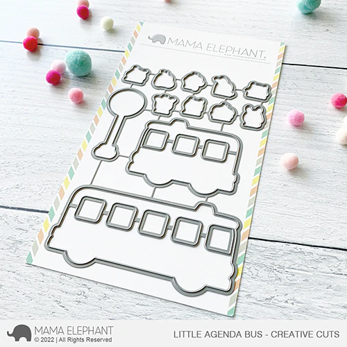 Mama Elephant - Little Agenda Bus - Creative Cuts