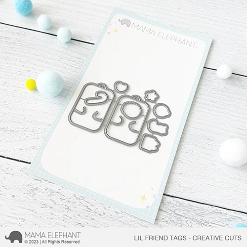 Mama Elephant - Lil Friend Tags - Creative Cuts