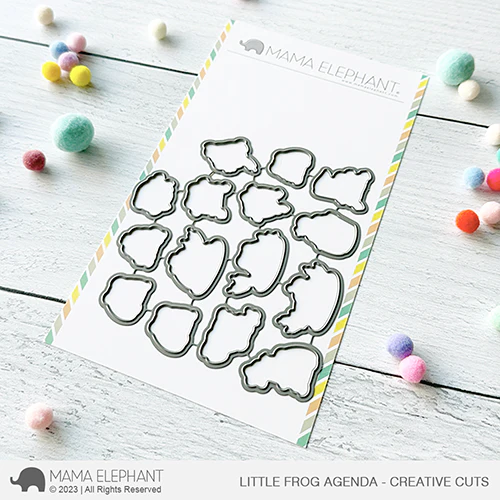 Mama Elephant - Little Frog Agenda - Creative Cuts